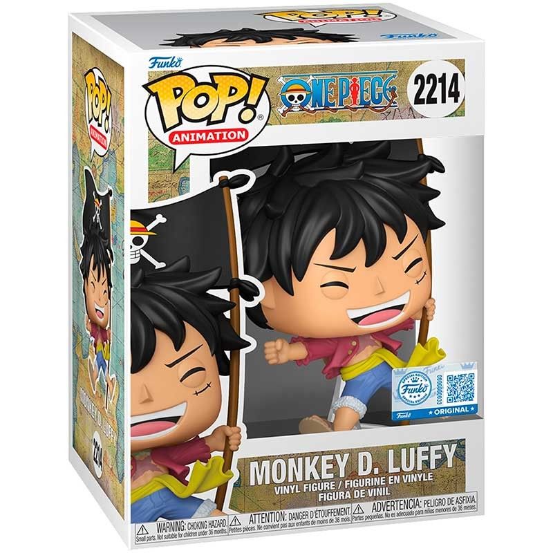 Funko Pop One Piece Monkey D. Luffy with Flag Special Edition #2214